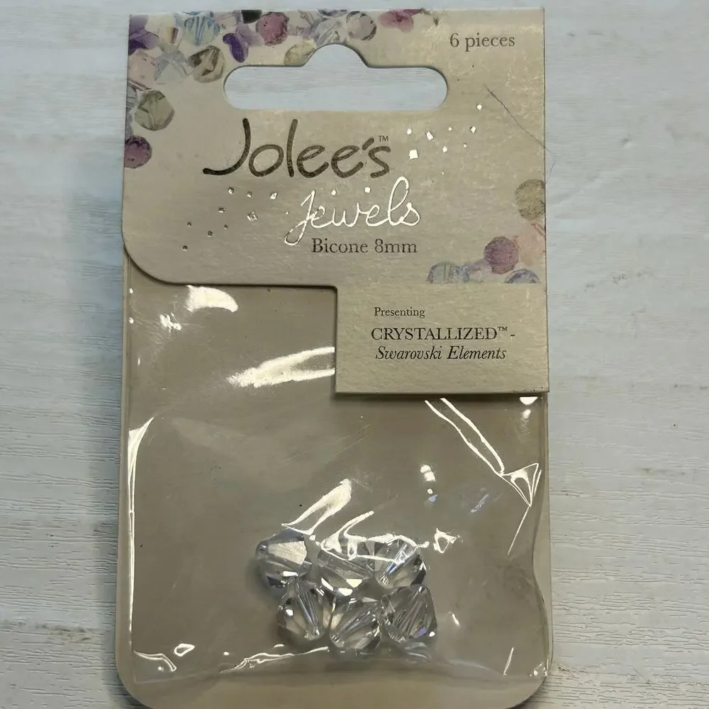 EK Success Jolee's Jewels Swarovski Crystal Bead Pendant Lot NOS